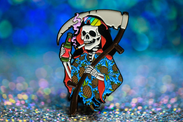 Vacation Reaper pin