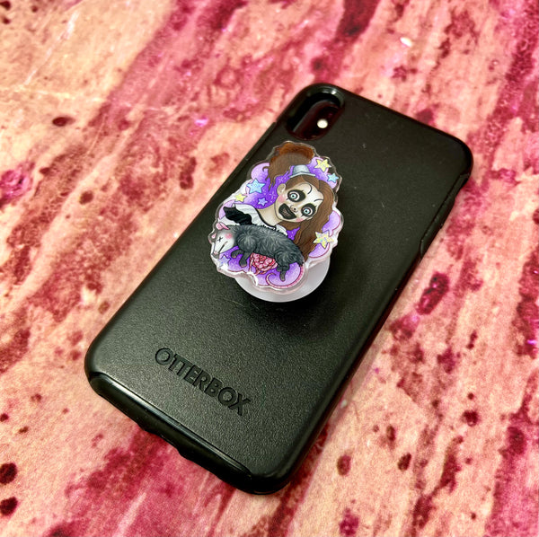 Kawaii Pale Girl acrylic phone grip