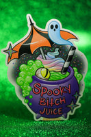 Spooky bitch juice sticker