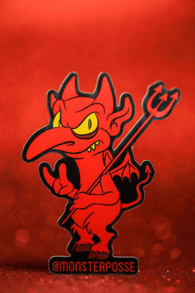 Hell demon sticker