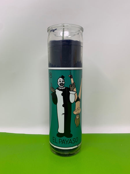 El Payaso candle