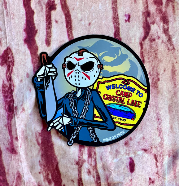 Nightmare on crystal lake Sticker