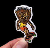 Summerween 2 werewolf sticker