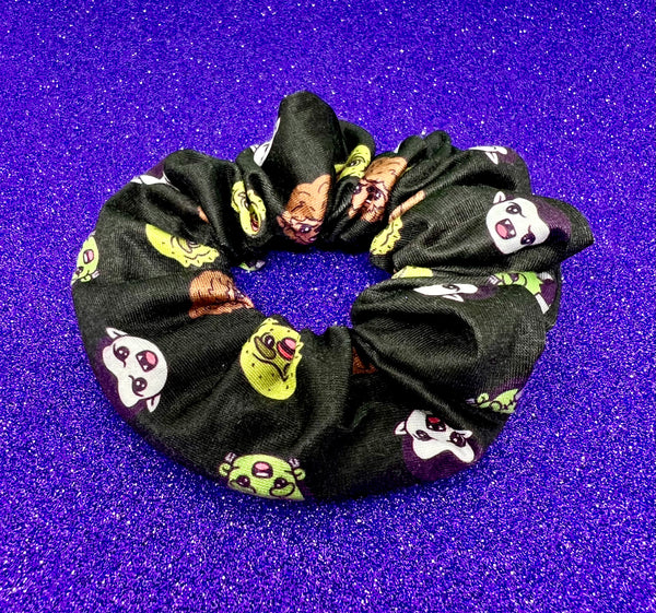 Kawaii Monsters Scrunchie