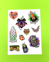 Spooky But Fancy Sticker Sheet