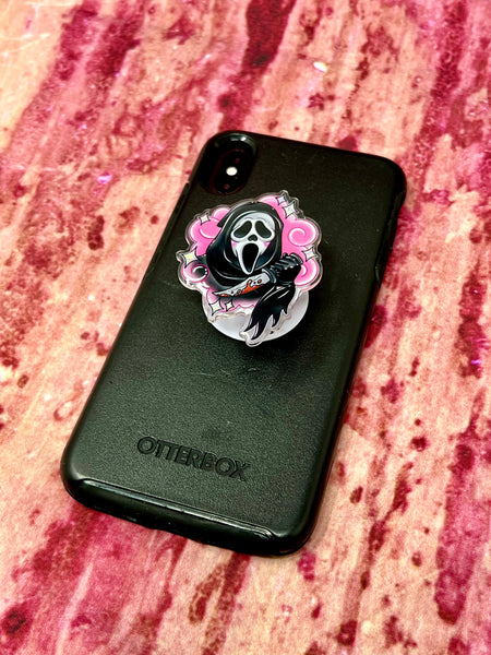 Kawaii ghost acrylic phone grip