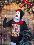 Christmas clown sweater