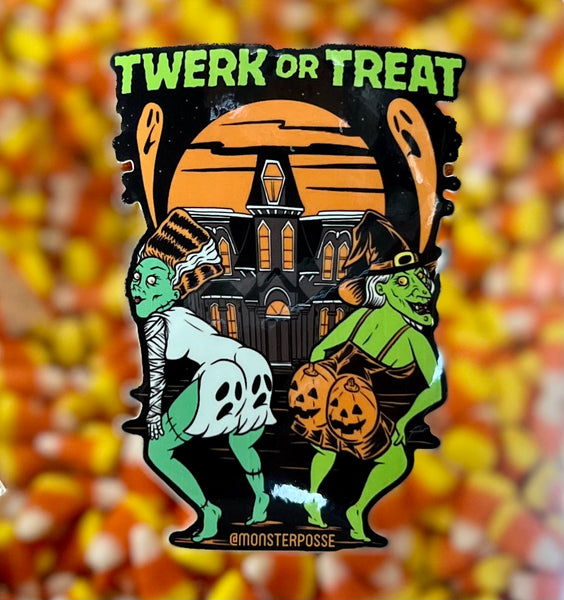 Twerk or Treat sticker