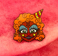 Kawaii clown girl pin