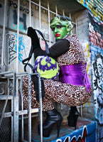 Love Pain and Stitches X Monster Posse - TRICK OR TRASH-Purple